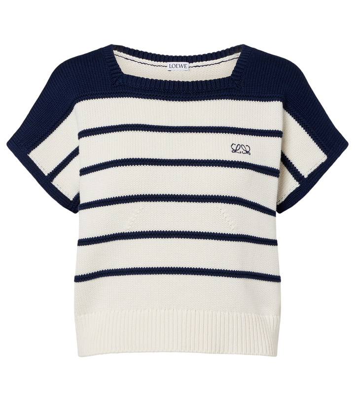 Photo: Loewe Striped cotton and wool sweater