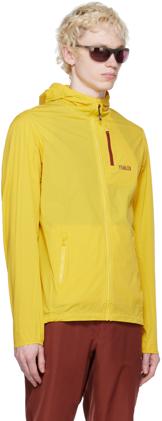 PEdALED Yellow Packable Jacket