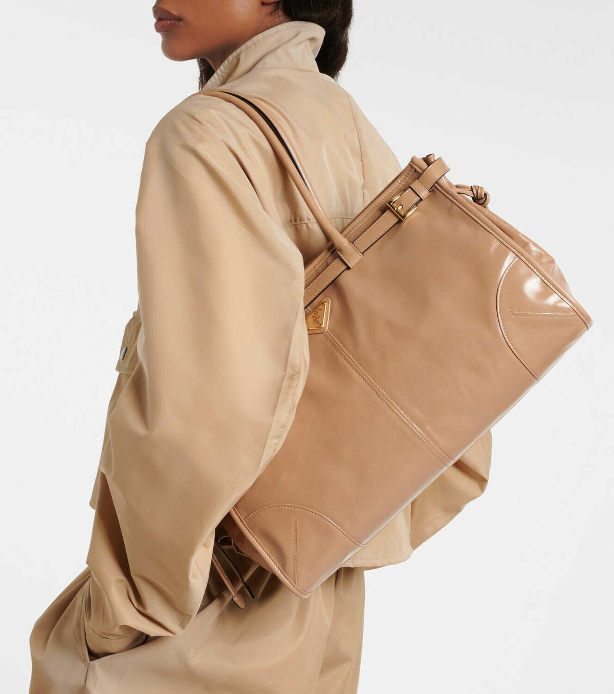 Prada Prada Bonnie Large leather shoulder bag