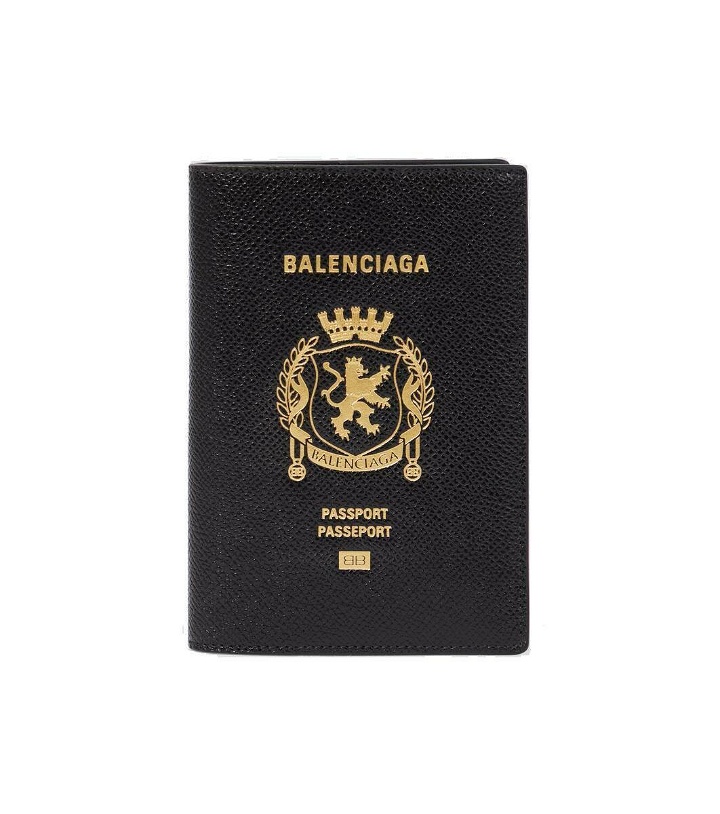 Photo: Balenciaga Logo passport holder