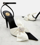 Saint Laurent Dove embellished sandals