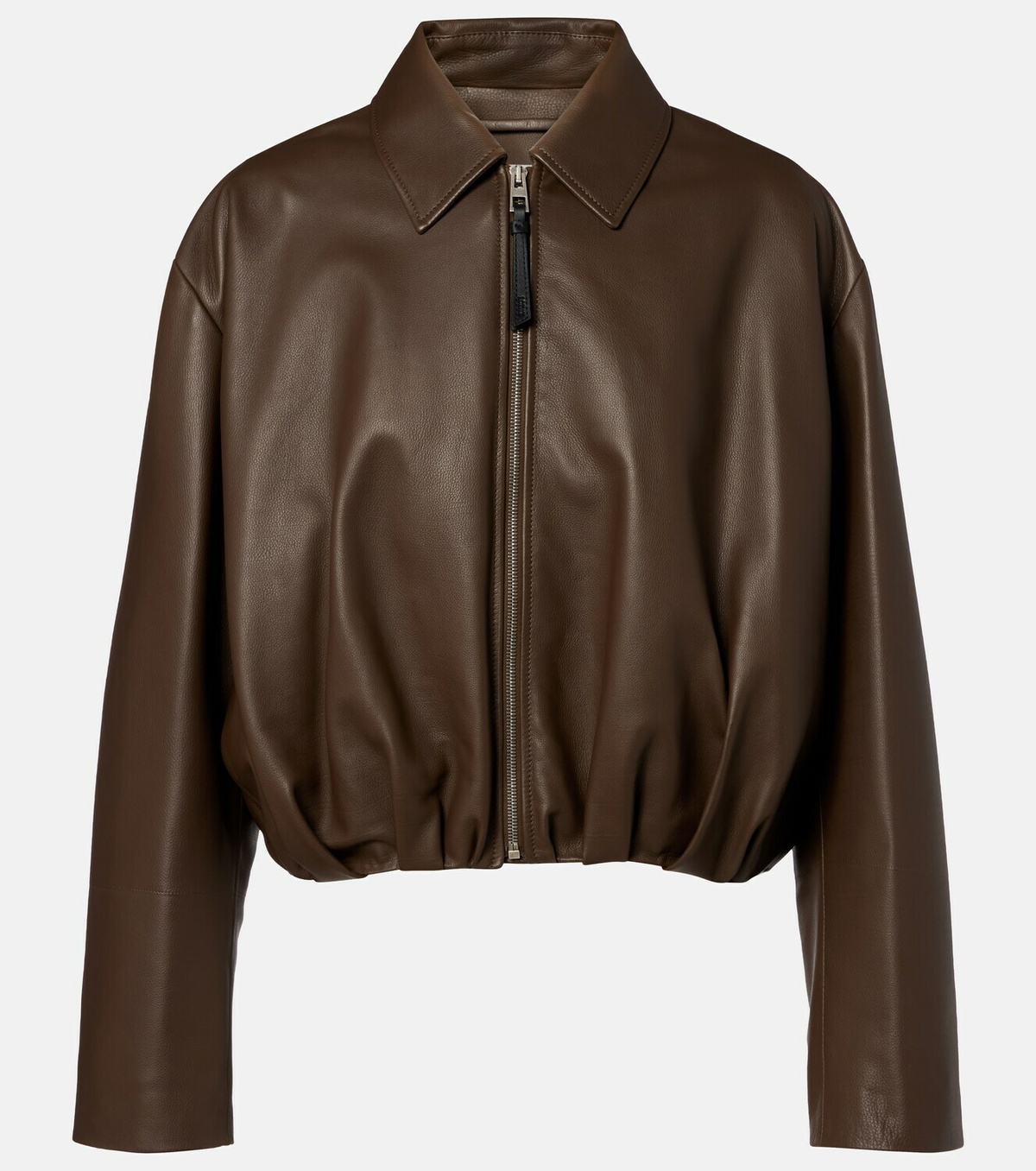 Loewe Draped leather jacket
