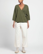Alessia Santi Womens Sweatshirt Military in Green