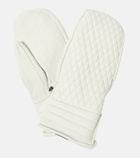 Fusalp Athena quilted leather mittens