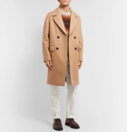 Mr P. - Oversized Double-Breasted Virgin Wool Coat - Brown
