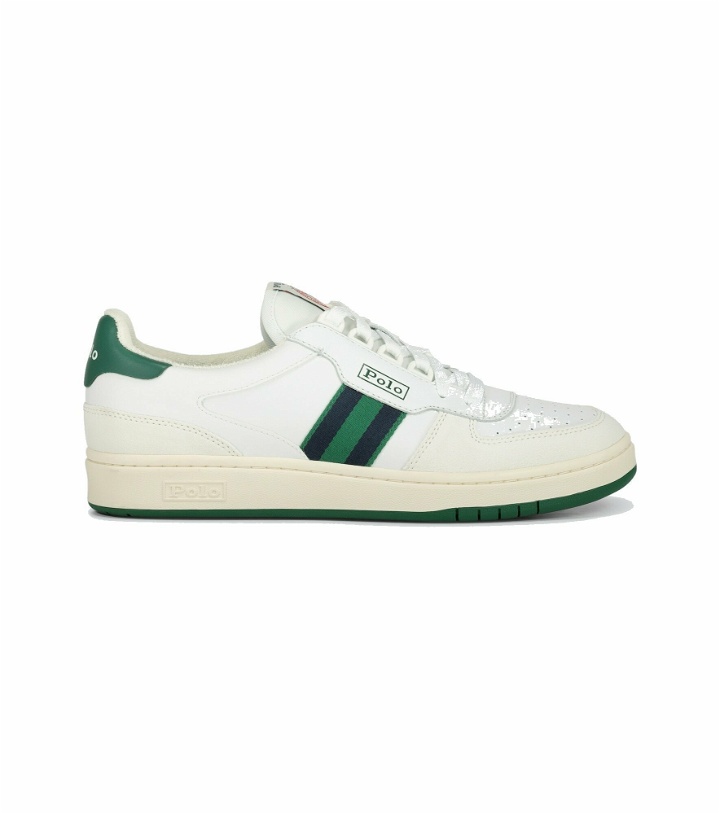 Photo: Polo Ralph Lauren - Court leather sneakers
