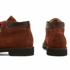 Fracap Men's M128 Commando Sole Scarponcino Boot in Brown Suede