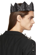 Givenchy Black Crown Bandana Headband