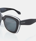 Alaïa Logo square sunglasses