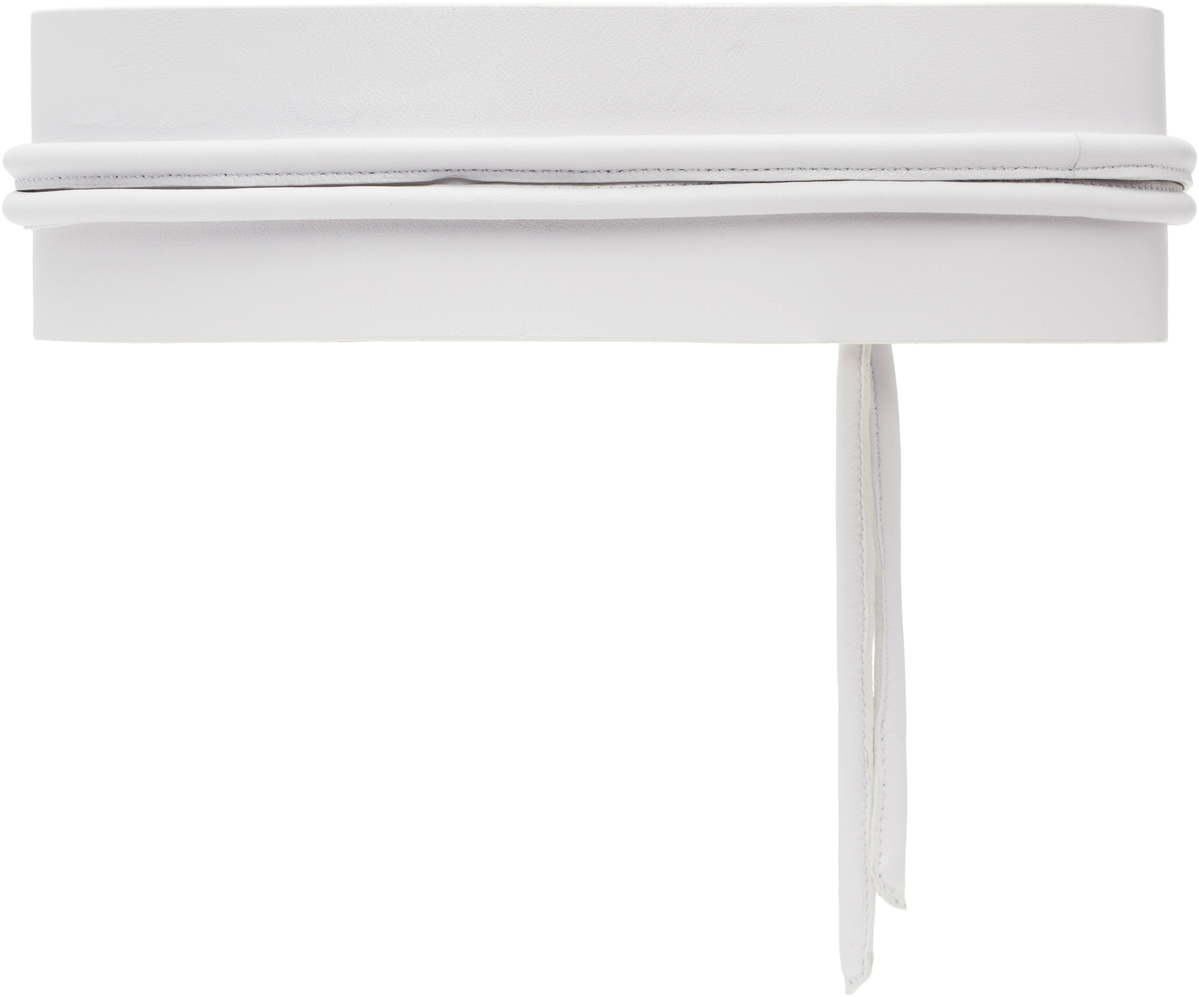 Maryam Nassir Zadeh White Obi Belt