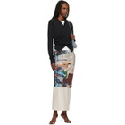 ISSEY MIYAKE Multicolor Street View Midi Skirt