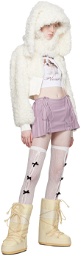 Nodress SSENSE Exclusive Purple Miniskirt