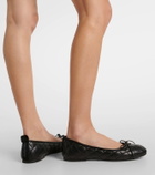 See By Chloé Jodie quilted faux leather ballet flats