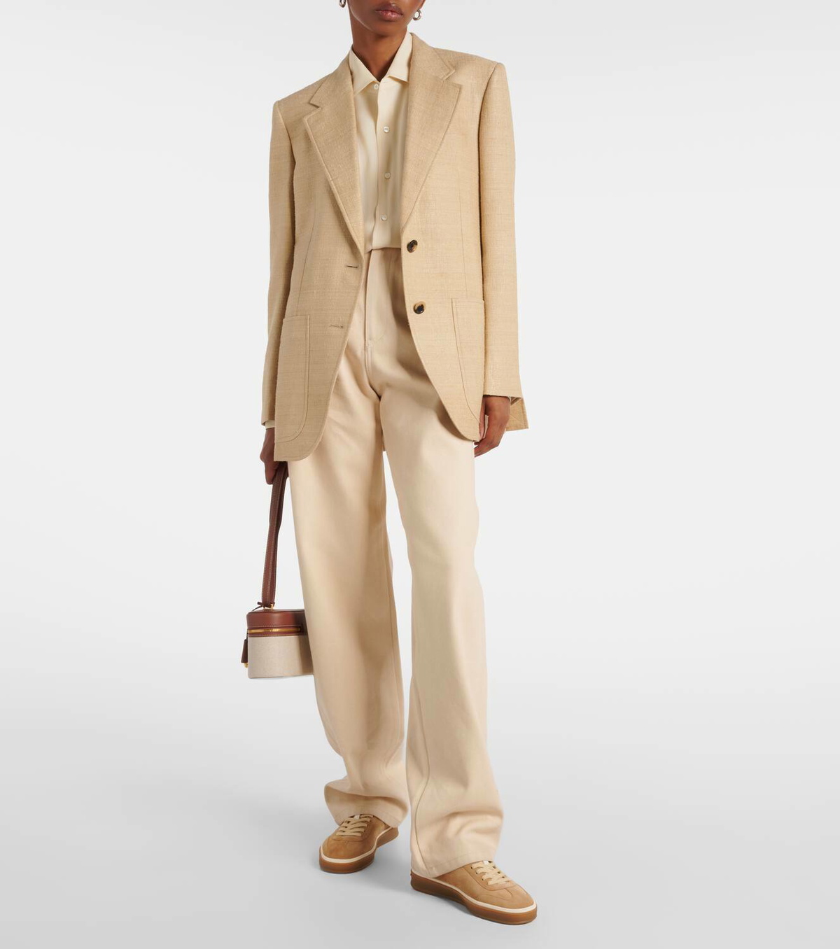 Loro Piana Tennis Walk suede sneakers