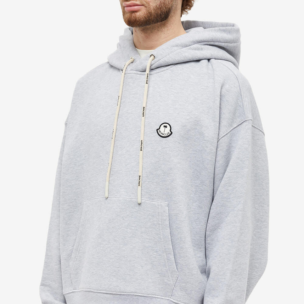 Moncler Men's Genius x Palm Angels Angry Bear Popover Hoody in Grey