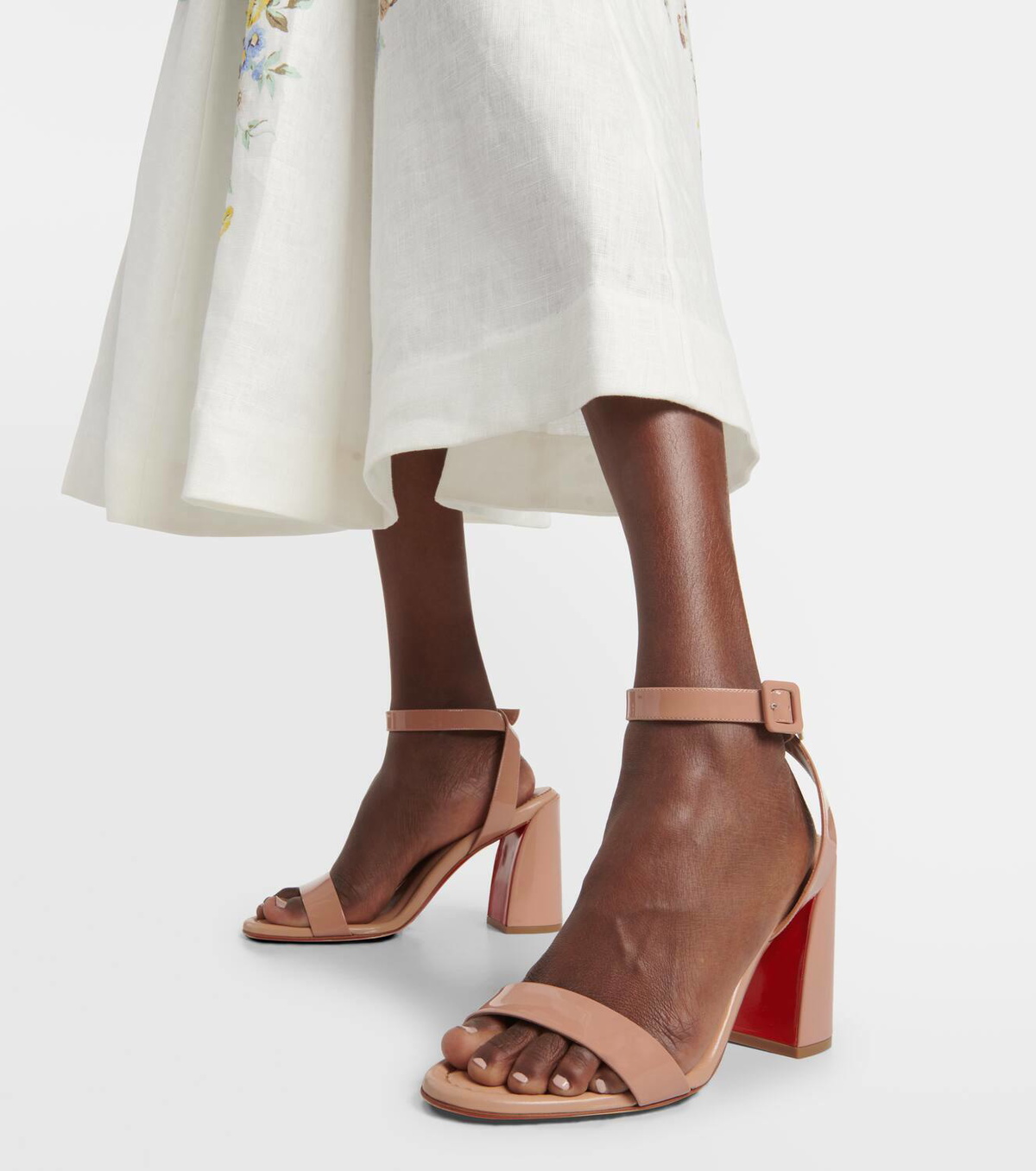 サンダル・ミュール Miss Sabina CHRISTIAN LOUBOUTIN Miss Sabina 85 patent-leather sandals