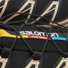 Salomon XT-6 Sneakers in Black/Falcon/Cow Hide