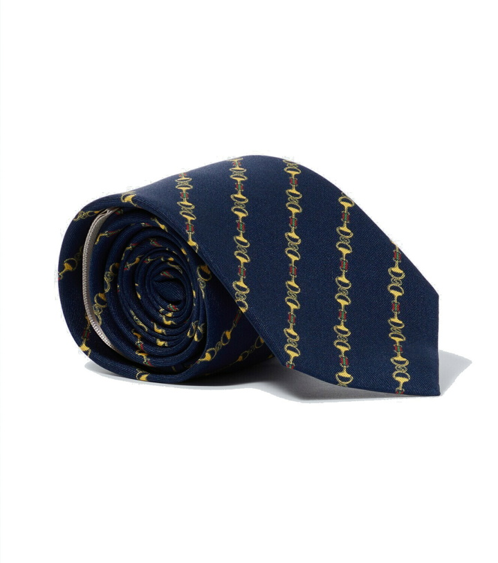 Photo: Gucci Horsebit silk tie