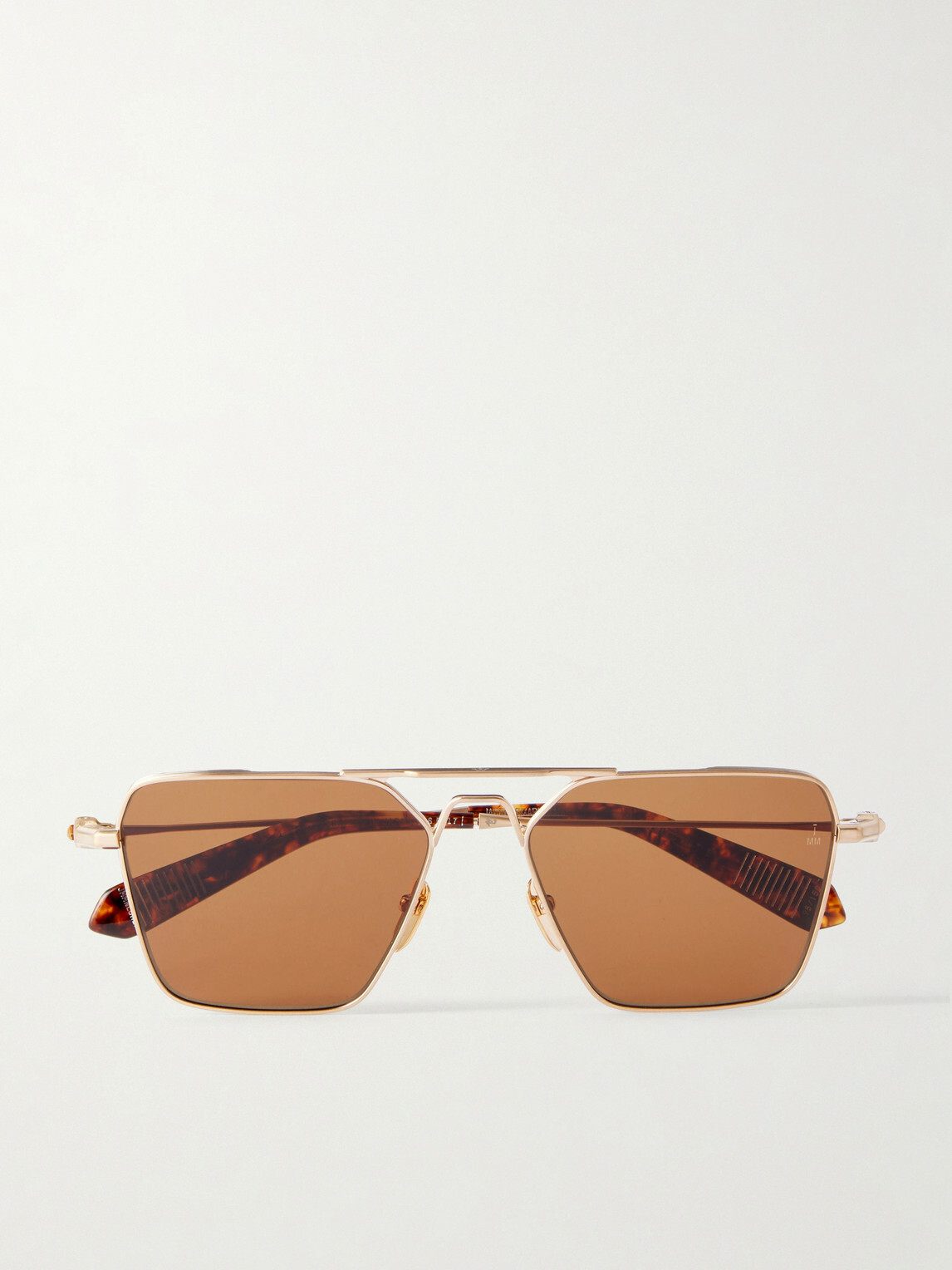 Jacques Marie Mage - Nick Fouquet Nellcôte Square Frame Metal Sunglasses