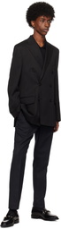 Golden Goose Black Double-Breasted Blazer