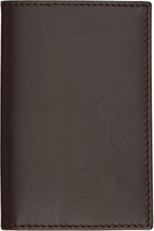 COMME des GARÇONS WALLETS Brown Classic Group Card Holder