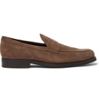 Tod's - Suede Loafers - Brown