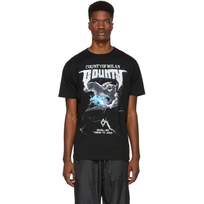 Photo: Marcelo Burlon County of Milan Black Dragon T-Shirt