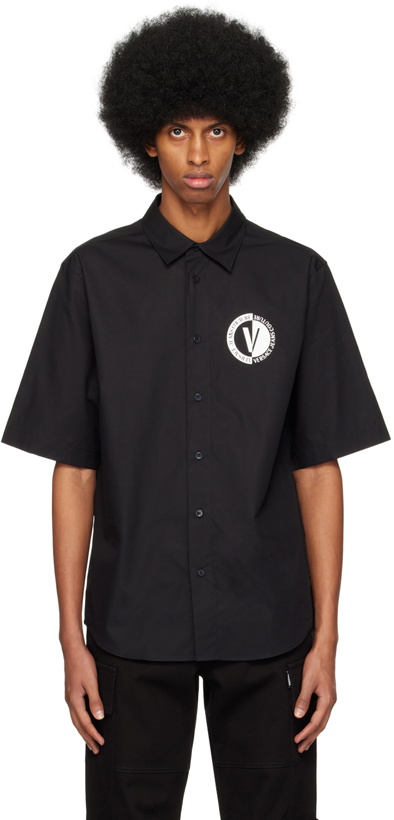Photo: Versace Jeans Couture Black V-Emblem Shirt