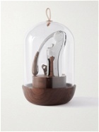 L'Atelier Du Vin - Oeno Motion Groom Walnut Wood, Glass and Steel Corkscrew Set