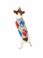 MC2 Saint Barth Dog Sweater With Argyle Print