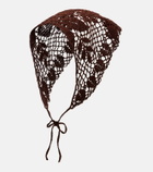 Magda Butrym Crochet cotton headwrap
