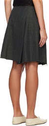 Song for the Mute Gray Pleated Miniskirt