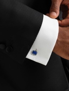 Mateo - Silver Lapis Lazuli Cufflinks