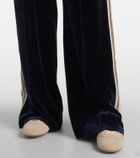 The Upside Monaco Freya high-rise velour sweatpants