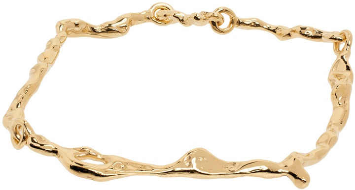 Photo: FARIS SSENSE Exclusive Gold Drip Bracelet
