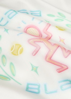 Casablanca Dance Joy Printed Silk Shirt White