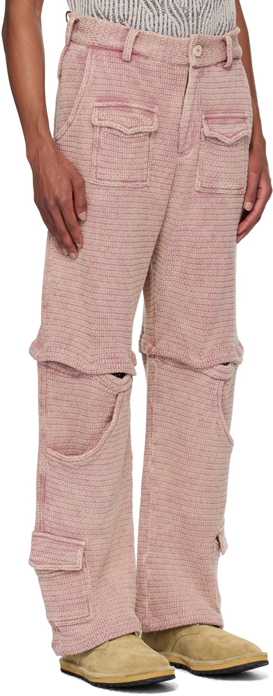 Isa Boulder SSENSE Exclusive Pink Opposite Cargo Pants