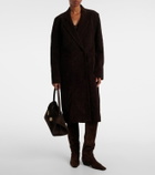 Staud Sabine suede coat