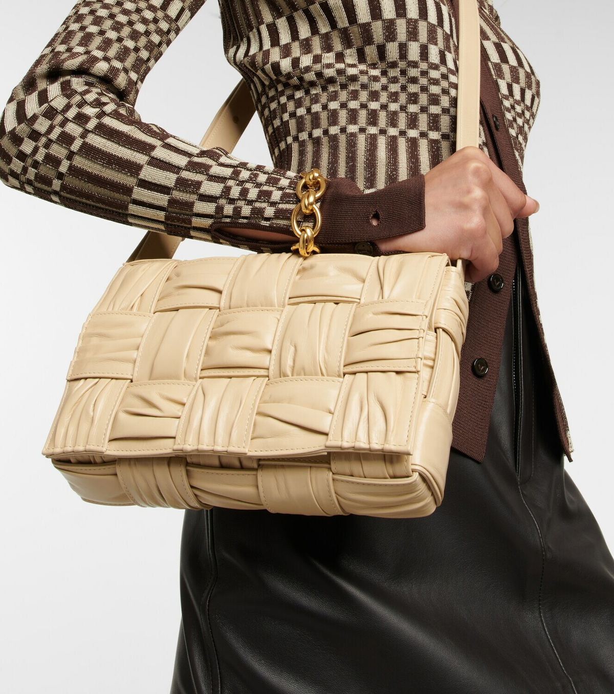 Plissé Shoulder Bag