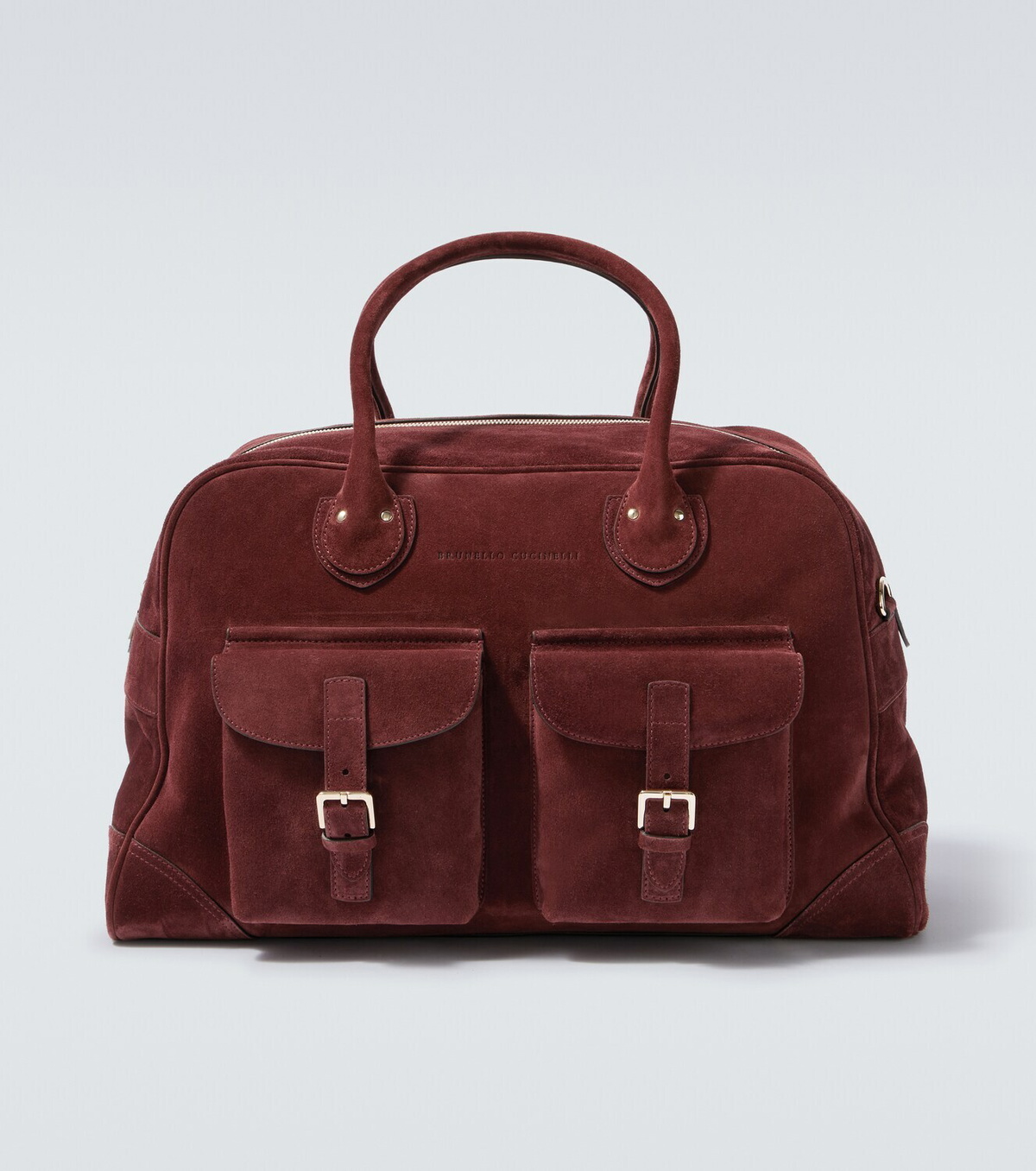 Brunello Cucinelli Suede duffel bag