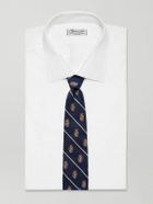 Polo Ralph Lauren - Club 9cm Embroidered Striped Silk-Twill Tie