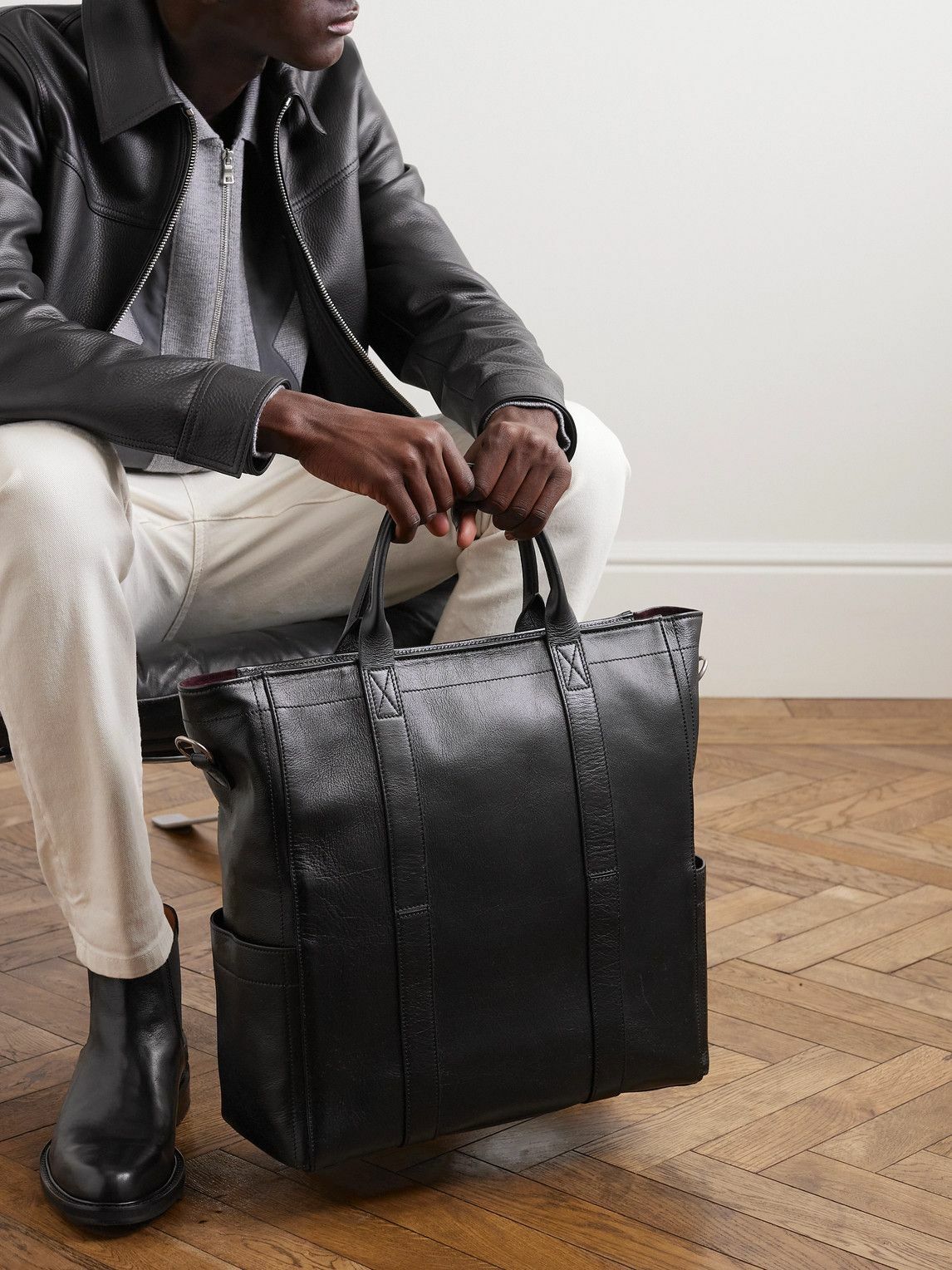 Métier - Mariner Elvis Leather Tote Bag