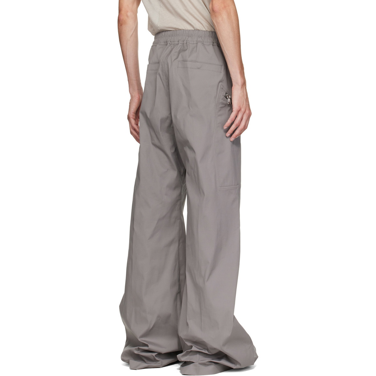 Rick Owens Gray Tower Heizer Belas Cargo Pants