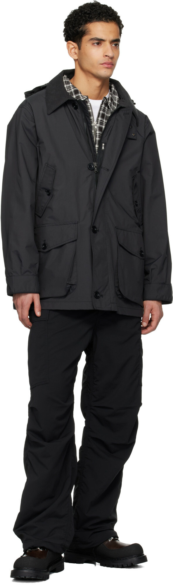nanamica Black 2L PERTEX UNLIMITED Field Jacket