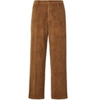 Barena - Wide-Leg Cotton-Corduroy Suit Trousers - Brown