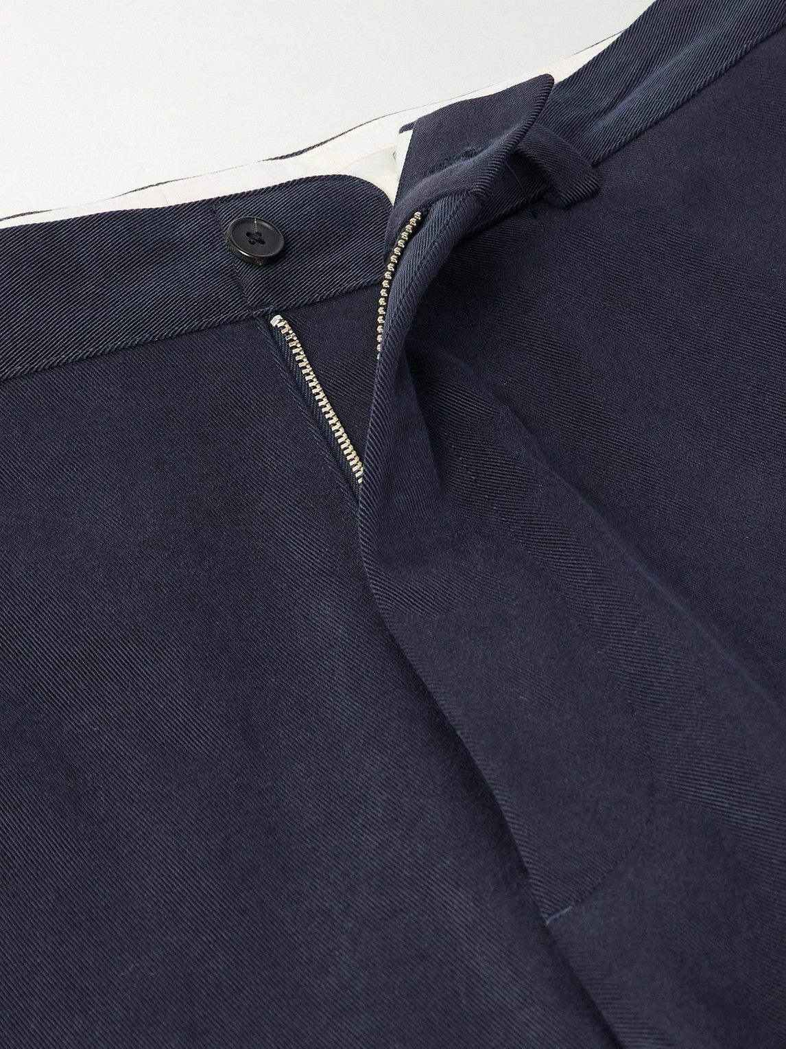 A.PRESSE - Type.3 Tapered Cotton-Twill Chinos - Blue