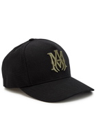 Amiri MA Logo-embroidered Canvas cap - Black - One Size