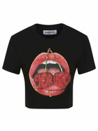 Fiorucci Cropped T-shirt Black
