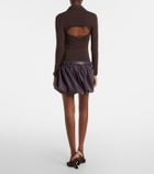 The Attico Belted polo dress
