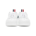 Thom Browne White Low-Top Basketball Sneakers